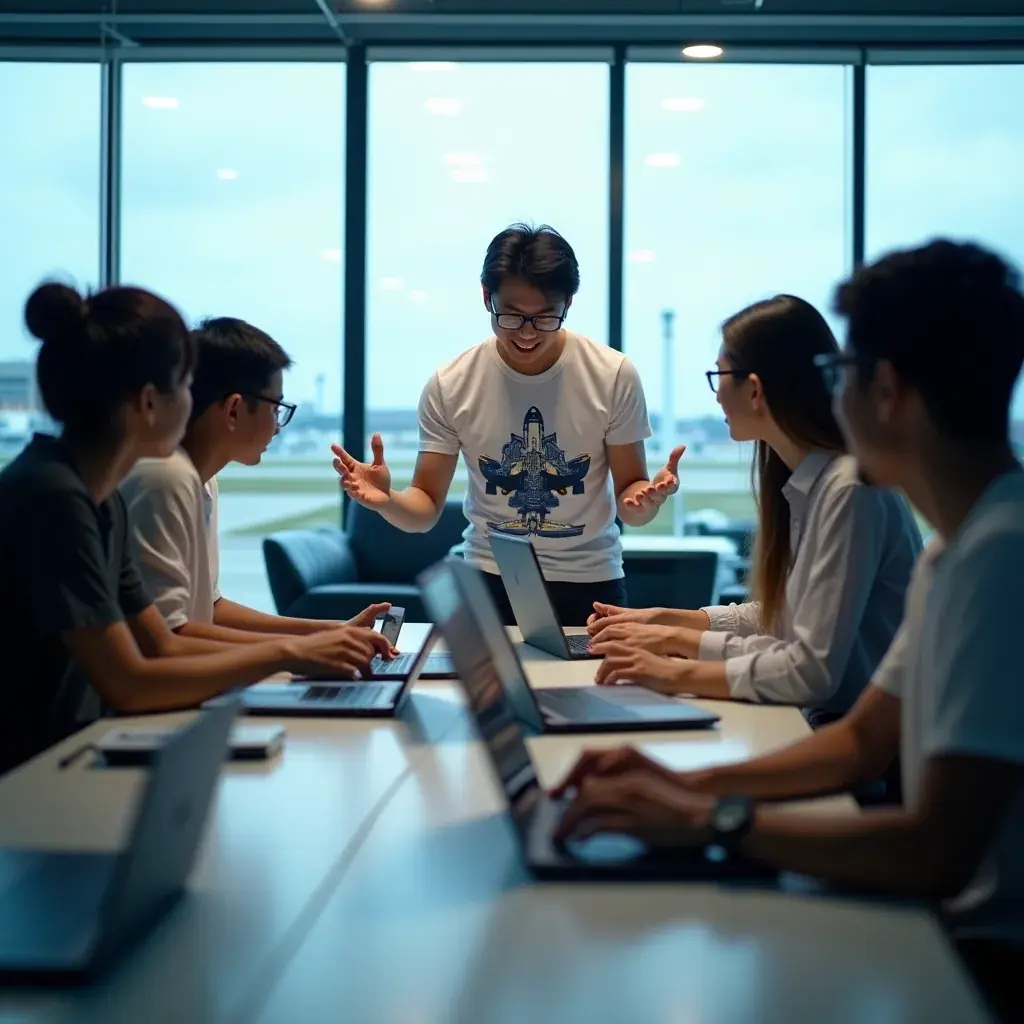 Modern office workspace